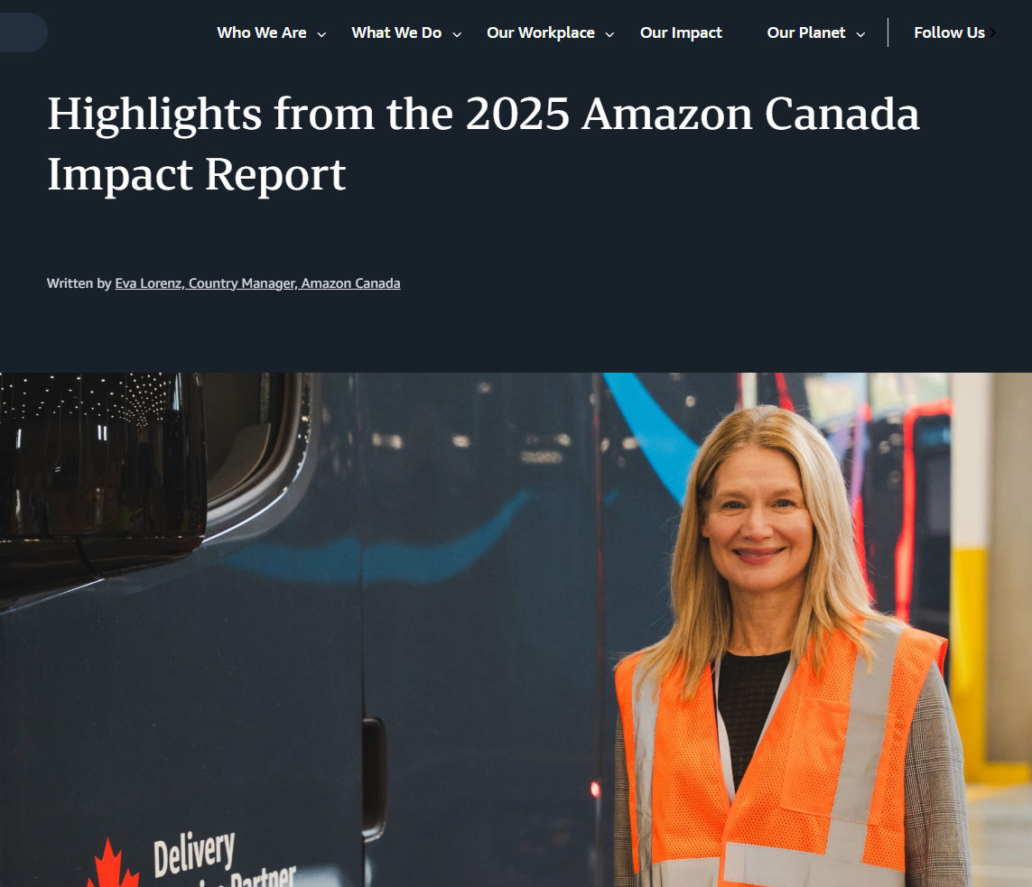 2025 Amazon Impact Report Image