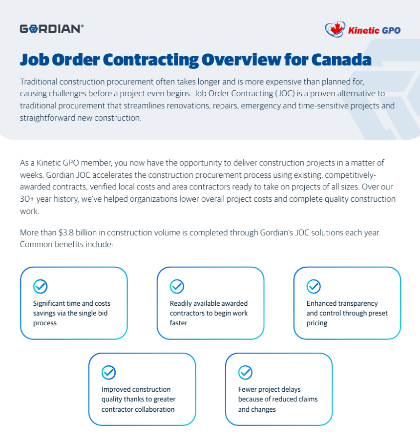 JOC Overview for Canada